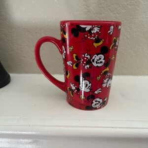 Disney Red and Black Mickey Mouse Mug